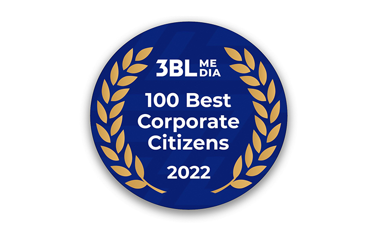 2022 3BL ME DIA 100 Best Corporate Citizens