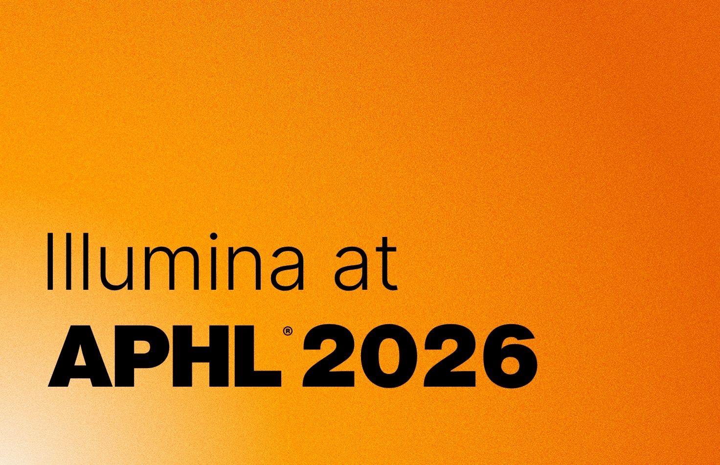Illumina at APHL 2026