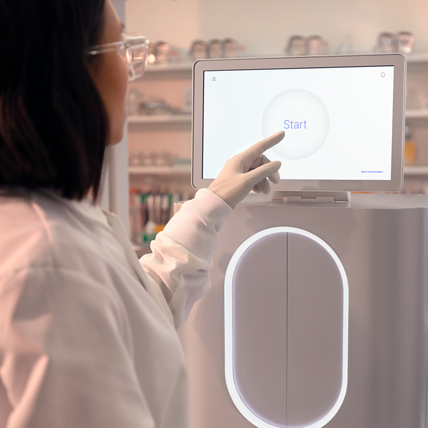 MiSeq i100 sequencing start screen