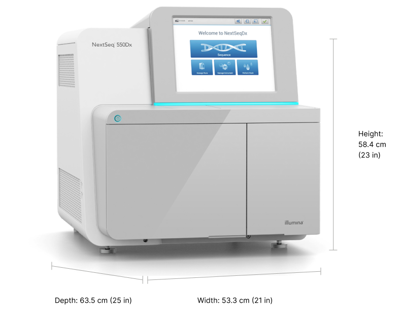 NextSeq 550Dx instrument specifications