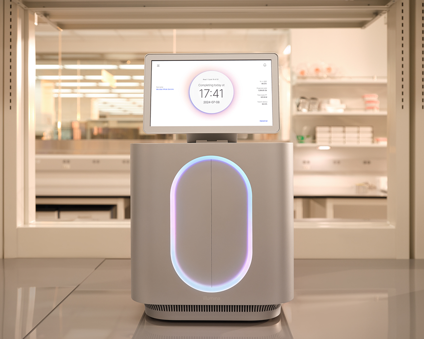 MiSeq i100 in lab