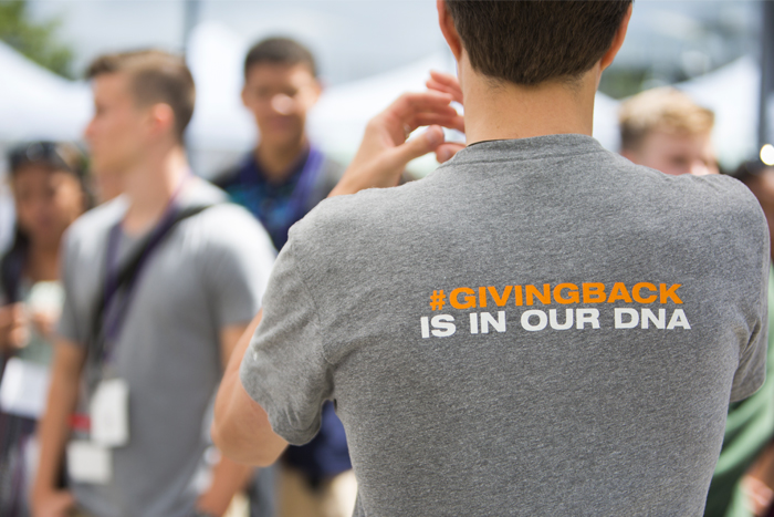 Giving back is in our DNA